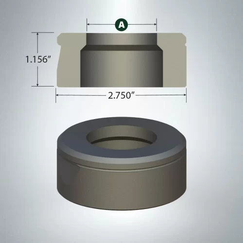 F2812 Round Dies - Piranha Ironworkers