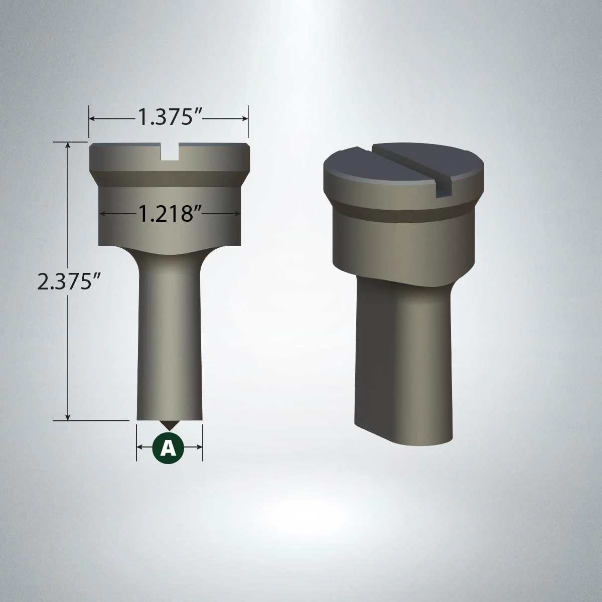 F20 Oblong Punch No Keyway