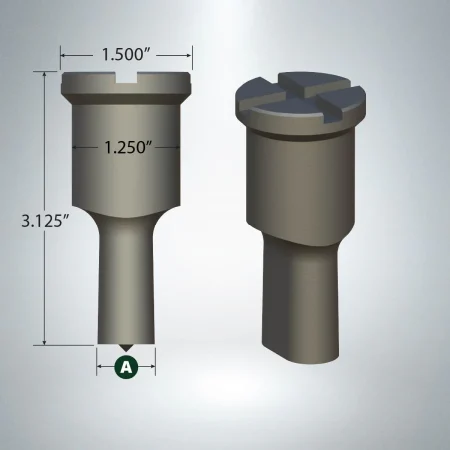 F272 Oblong Punch with Cross Keyway